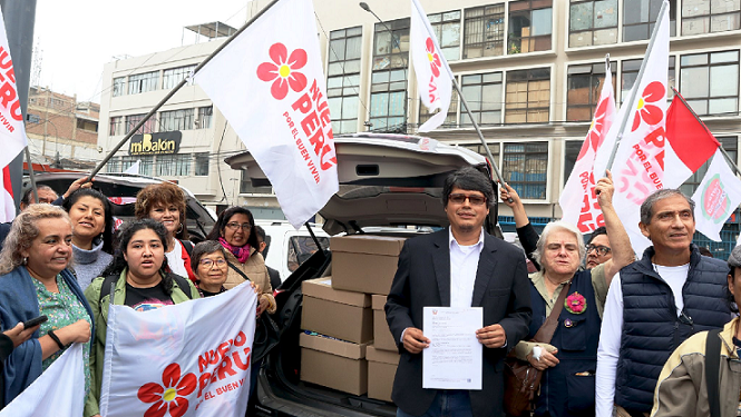 Nuevo Perú inscripción JNE