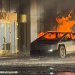 Explotó una camioneta de Tesla frente al hotel de Trump en Las Vegas