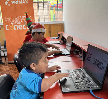 Primax dona laboratorio de cómputo al CEBE República Dominicana