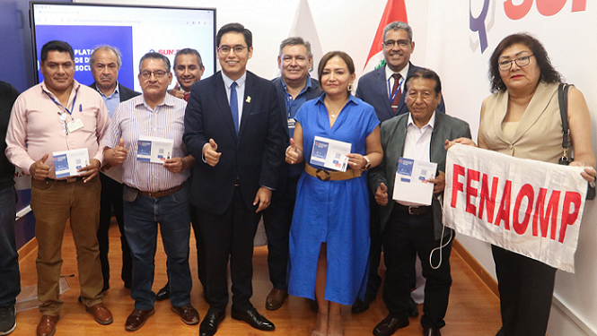 Sunafil lanzó plataforma de diálogo social con organizaciones sindicales