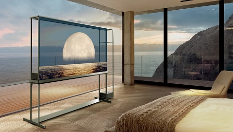 Conoce el primer televisor OLED 4K transparente e inalámbrico en el mundo